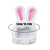 Funny Cat Headgear Cute Rabbit Ears Cap Pet Plush Bunny Ears Cats Dogs Performance Props Cosplay Costumes Cat Supplies