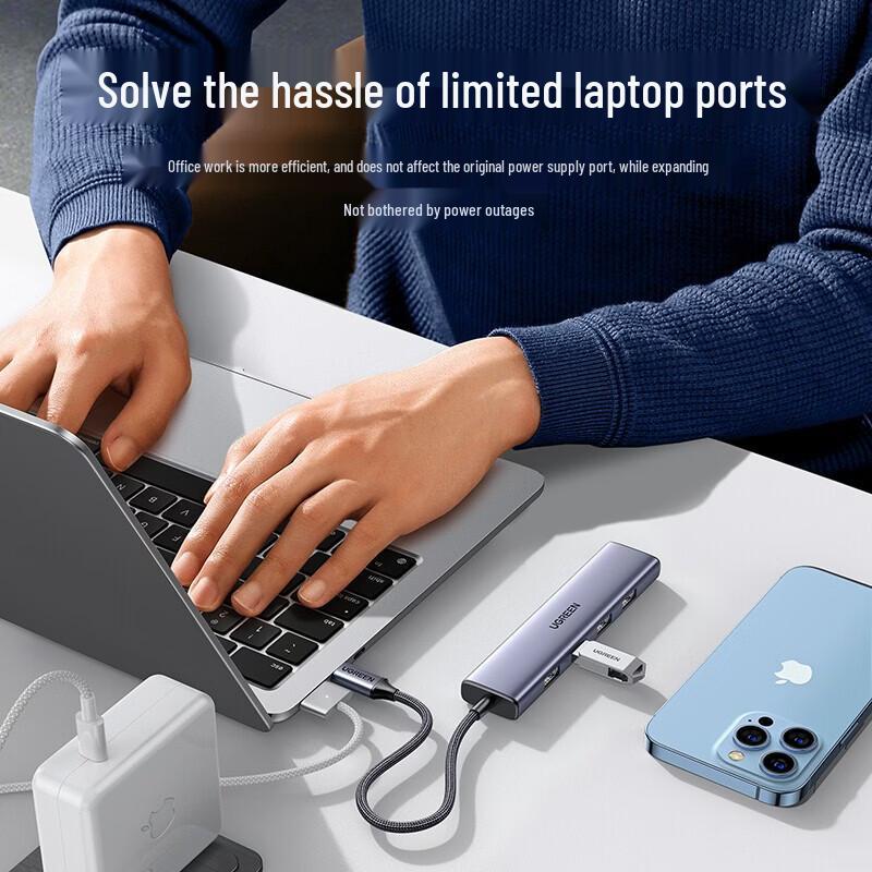 Ugreen USB-C Multifunction Hub with Gigabit Ethernet (CN version)