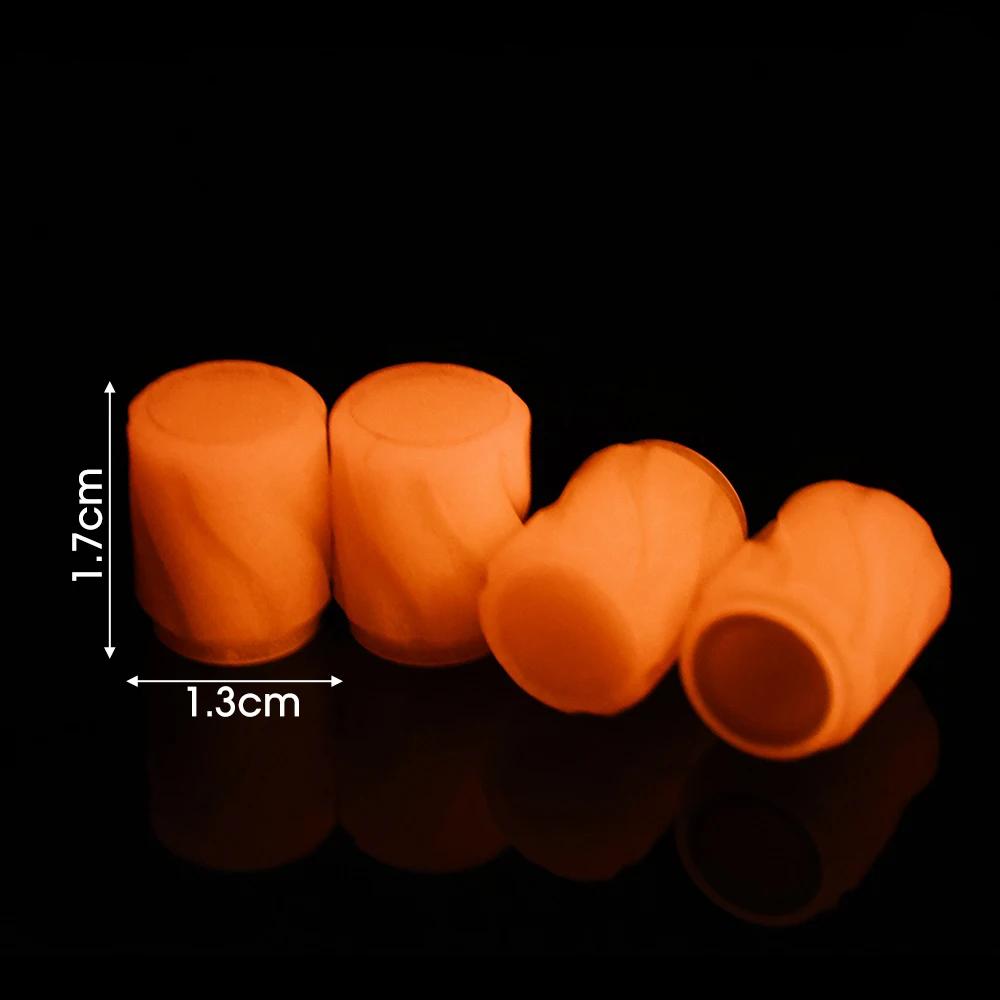 

Новый светящийся колпачок клапана креативный с логотипом клапан пылезащитный чехол автомобиль мотоцикл велосипед универсальные крышки клапана многофункциональные детали 4pcs