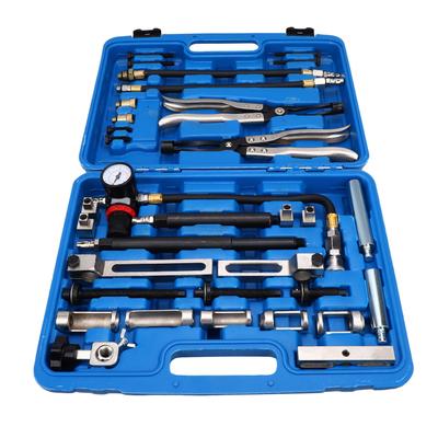 Ensemble d'outils de retrait de ressort de soupape Acier allié à haute dureté Outil pour culasse de cylindre Kit d'outils pour huile de soupape