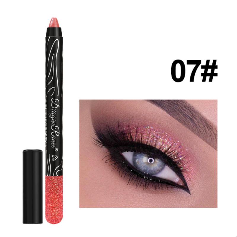 Stick Ombretto 12 Colori Glitter Trucco Occhi Facile da Applicare A Prova di Sbavature Matita Ombretto Shimmer Trucco Occhi