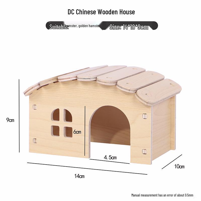 

Укрытие для хомяка из массива дерева: Маленький домик-игрушка и гнездо с лестницей-платформой No Specification