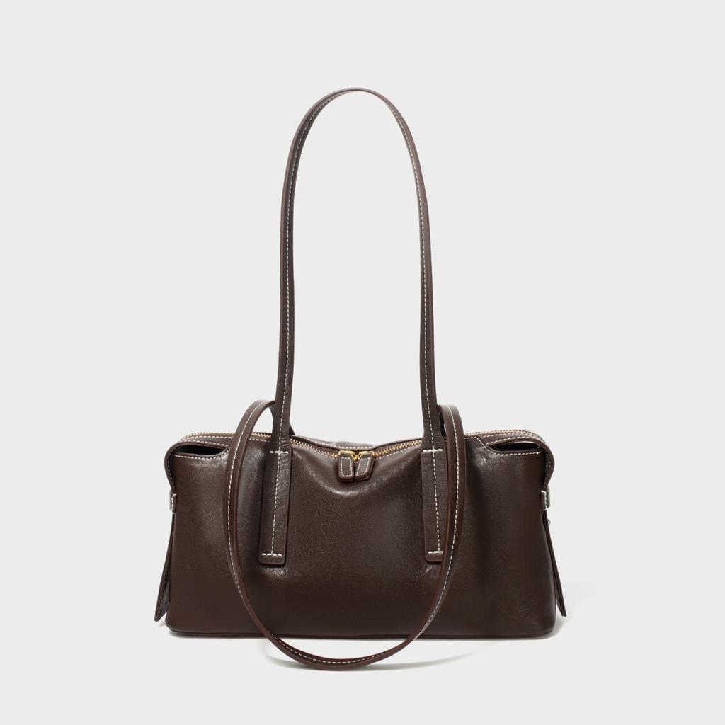 Handbag, Autumn and Winter Commuting Bag, Women's Genuine Leather Bag, High-end Women's Bag, Large Capacity Tote Bag, Shoulder Bag