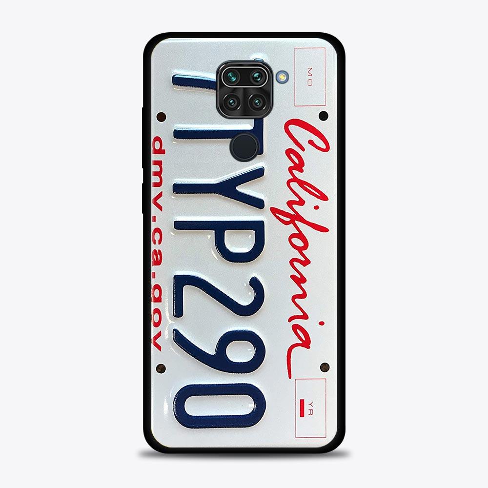 Case For Xiaomi Redmi Note 11S 11 10 8 Pro 8 8T 9 9T 9S 10 for Redmi K50 K40S K40 10 9A 9 Retro Funny License Plate Number Car