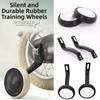 Rubber/Metal Children's Bicycle Training Wheels Baby Stroller Auxiliary Wheel