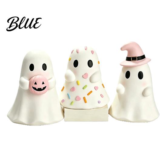 Indoor Halloween Table Centerpiece Ghost Figurine Resin Spooky Cute Statue Funny Creepy Year Round Interior Decorations Tabletop Ornament