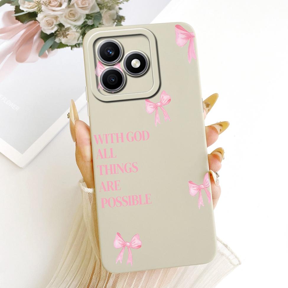 

Чехол-обложка для Honor X8d Милый Kawaii Роскошный Модный Цветочный Рисунок Силиконовый Корпус Для Honor X8D Honor X8D