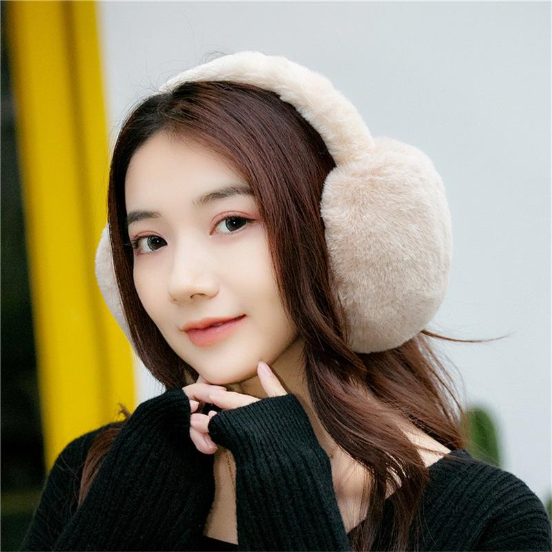 Ear Warmer Cute Cold Resistant Soft Stylish Autumn Winter Fluffy Headband Earmuffs for Weather