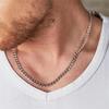Silver Chain Men' Chain SILVER 925 5mm/55cm ITALIAN Armor New