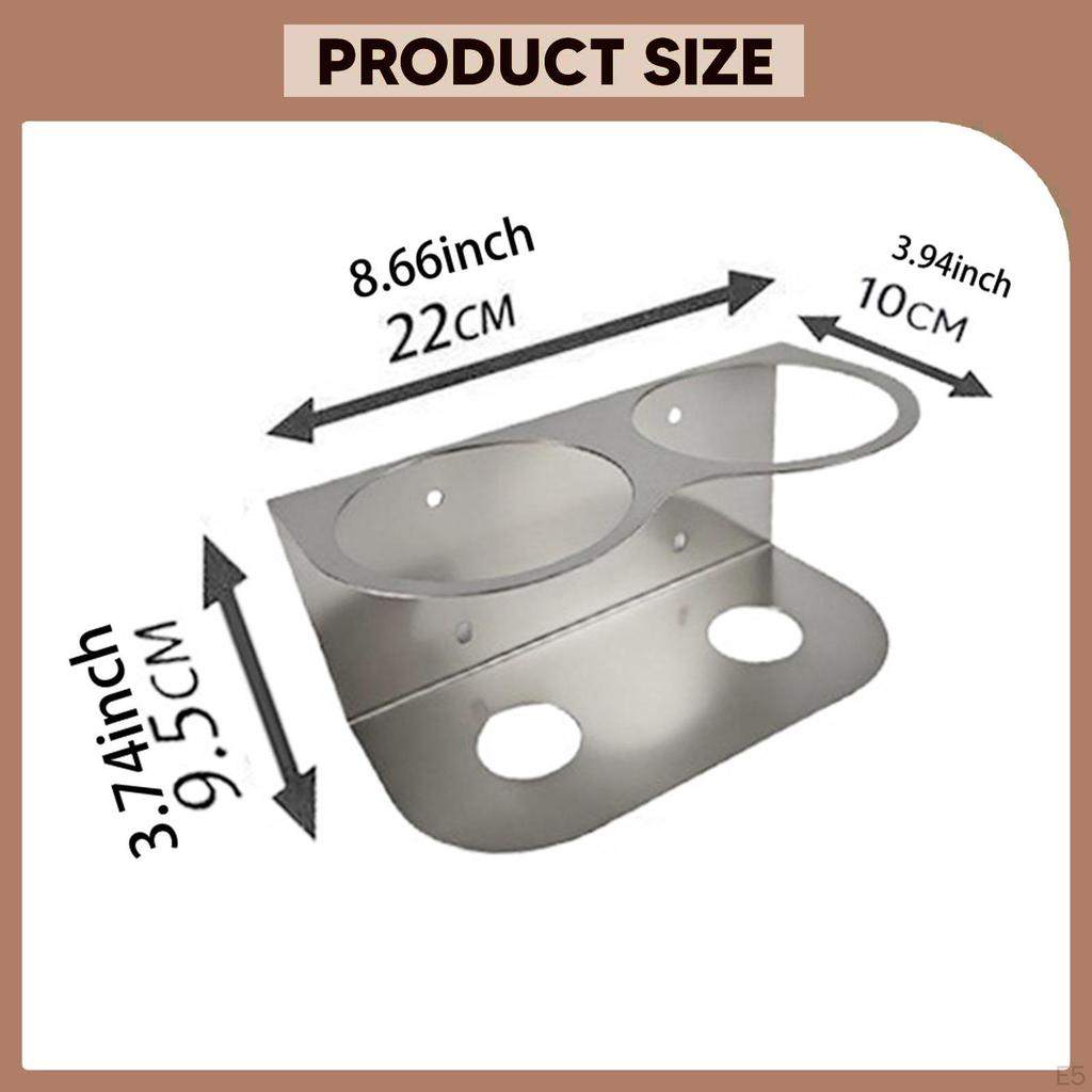 Spray Bottle Holder Can Organizer Wall Mounted Storage Rack for Bathroom