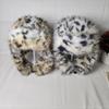 Han fortschrittlicher Sinn Leopardenmuster Kunstpelz Plüschmütze Damen Herbst und Winter zeigen ein kleines Gesicht Tasche Kopf warm Ohrenschutz Lei Feng Mütze Tiger pa