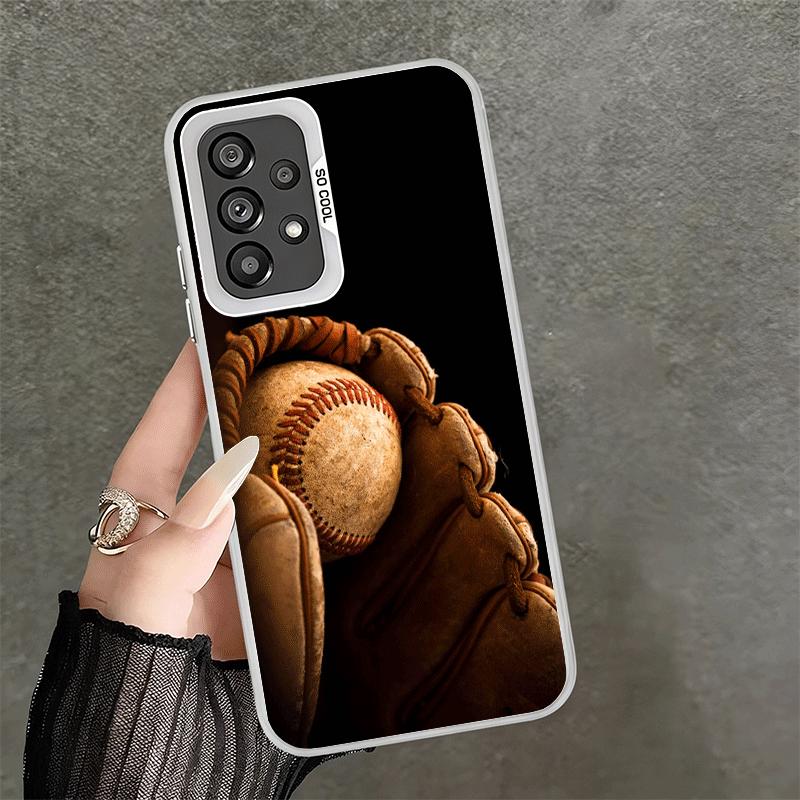 Baseball Sport Soft Phone Case for Samsung A17 A16 A15 A14 A13 A57 A56 A55 A54 A53 A37 A36 A35 A34 A33 A26 A25 A24 A23 A52