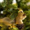 Simulated Craft Christmas Squirrel Ornament Artificial Foam Table Decor  Garden Decoration