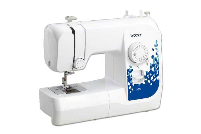 Machine À Coudre - Brother - AZ17 - Plastique/Metal - Blanc/Bleu - 17 Points De Couture