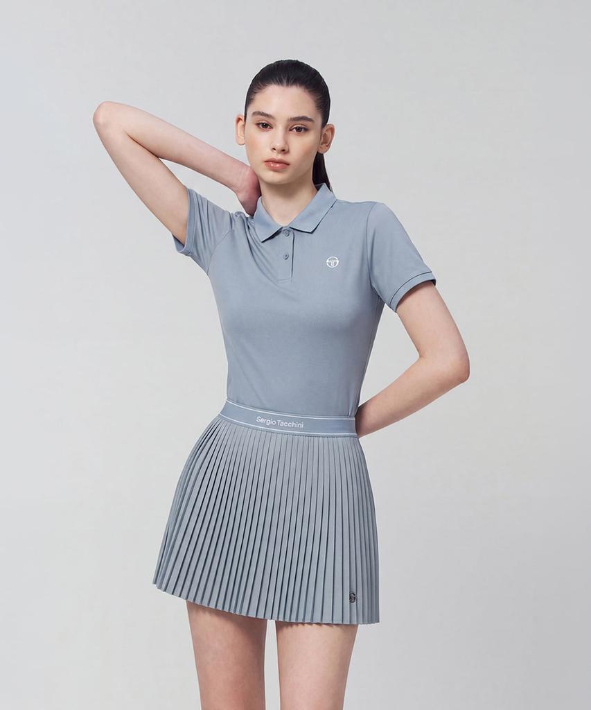 SERGIO TACCHINI W Tacchini Flying Small Pleated Skirt (Indigo)