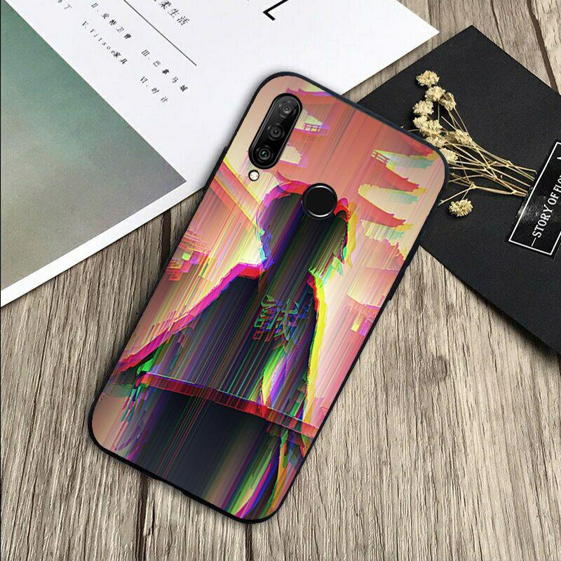 Vaporwave Glitch Anime For Huawei Nova Y72 Y73 Y90 Y70 Y60 Y91 Y61 12s 12i 11i 8i 9 10 SE P40 Lite P60 P30 Pro Case