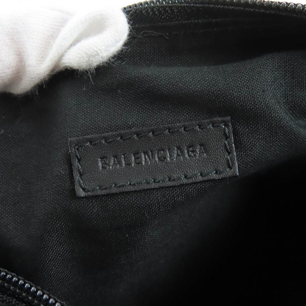 Excellent BALENCIAGA Shoulder Bag Black Nylon Women 787574 Used