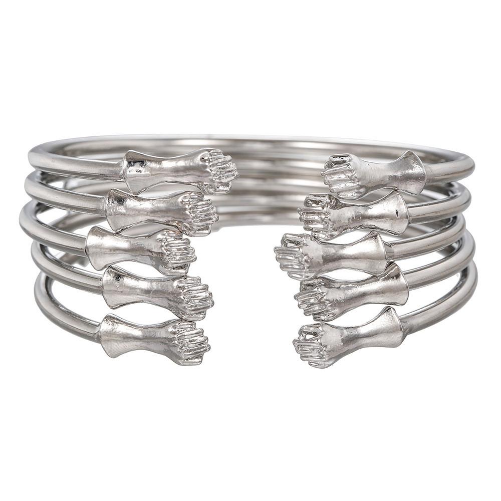 Punk Style Metal Cuff Bracelets For Women And Men With Geometric Design For Travel Gifts