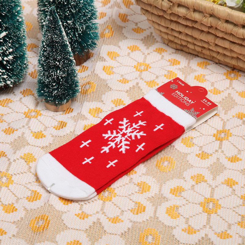 New Autumn Winter Socks for Children Baby Boy Girl Infant Christmas Socks Cotton Socks Cartoon Anti Slip Floor Newborn Socks
