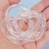 Transparent Shower Curtain Ring C Type Shower Curtain Hook Hanger Ring Reusable Bathroom Curtain Hooks Clip Bathroom Accessories
