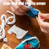 Sewing Magnetic Seam Guide Multifun Seam Gauge for Sewing Seam Ruler Crafting Measuring Tools Finger Protector Edge Stitching