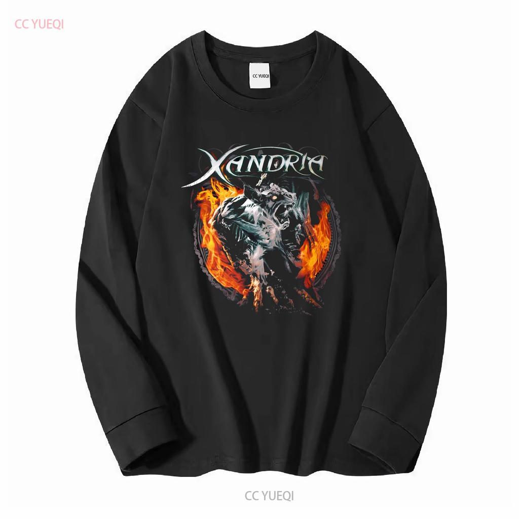 Xandria Sacrificium Tour 2014 T Shirt Cotton Black S to 5XL MD1550 vintage Washed Versatile Stretched Top For Everyday Wear
