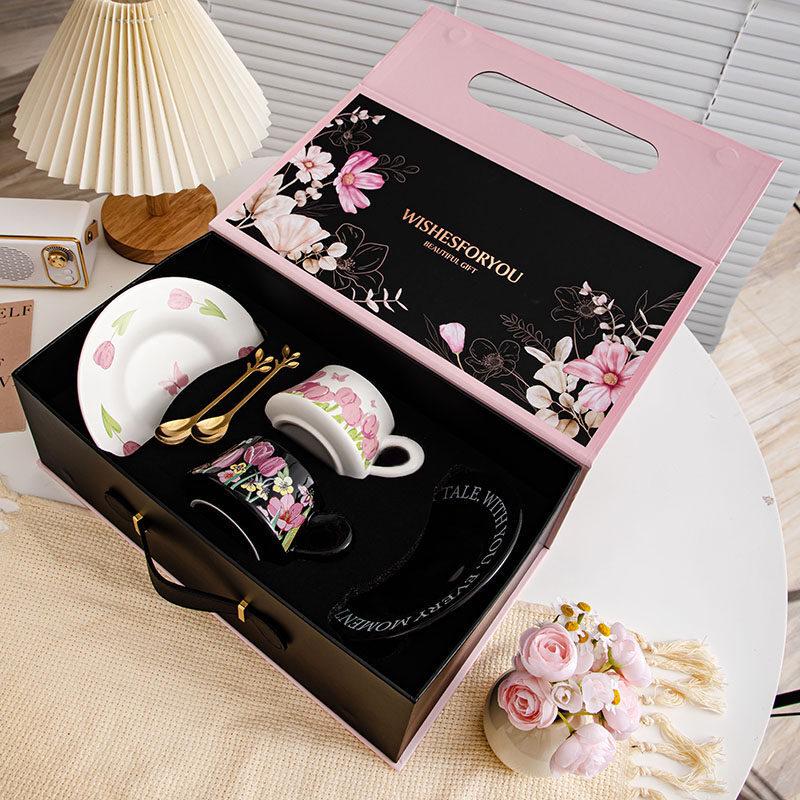 Elegant Coffee Cup & Saucer Gift Set