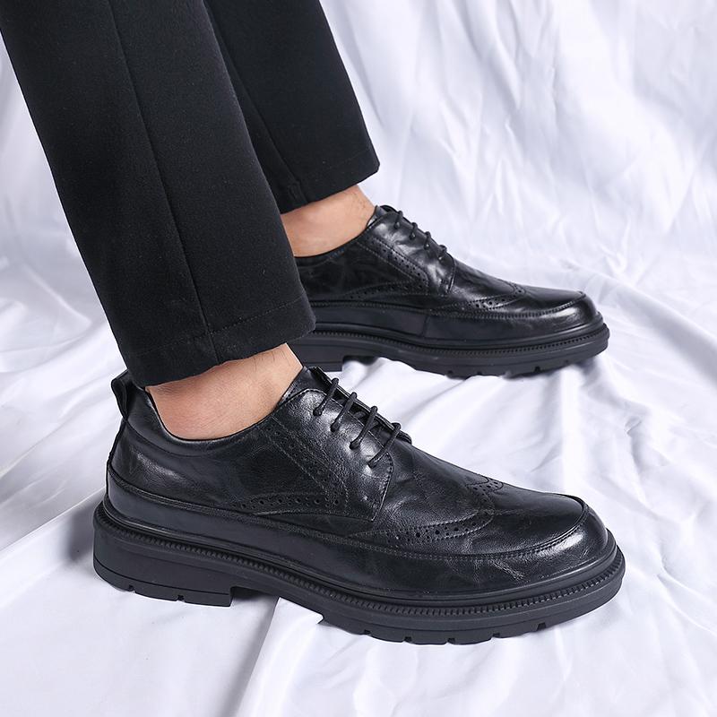 Fashion New Casual Shoes for Men 2024 Male Oxford Shoes Retro Luxury Leather Shoes Fashion Breathable Sneakers Handmade Platform Shoes