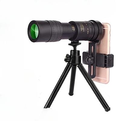 Cross-border New Monocular Telescope 10-300×40 Retractable Continuous Zoom Adult Handheld Can Take Pictures.