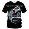Hot Sale Whitesnake Men's/women's Fashion Slim T-shirt 3D Print T-shirt Casual Top Kids Clothing Plus Size 100-6XL Oversize