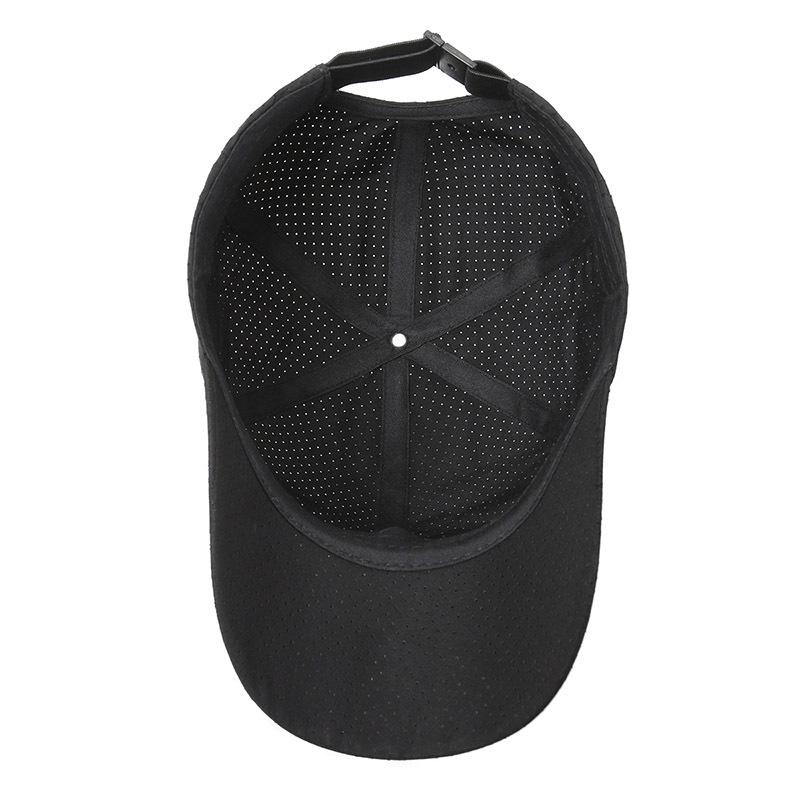 Quick-Drying Mountain Print Baseball Cap - Perforated Duckbill Sun Hat for Outdoor Sports & Casual Wear
