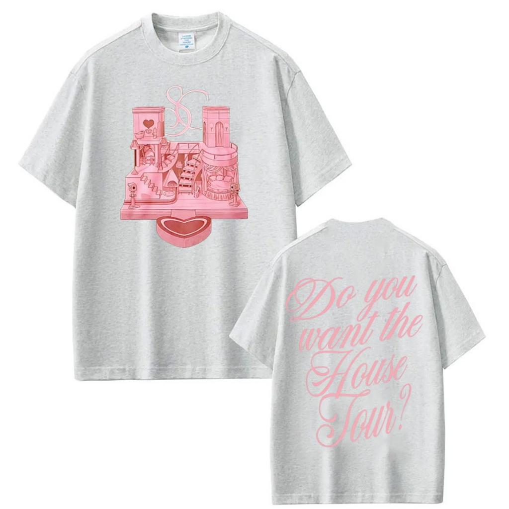 Do You Want The House Tour Sabrina Carpenter Vintage Print Tshirt Women Fashion Tshirts Casual Tshirts Fan Gifts