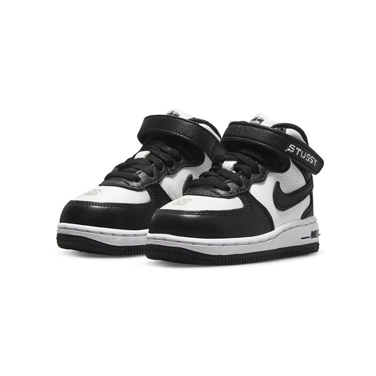 Nike Air Force 1 Mid Stussy Light Bone Black TD DN4160-002