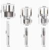 3Pcs Heavy-Duty Pvc/Plastic Pipe Threading Tool Kit 1/2" 3/4" 1" Male & Female Threads For Pvc Ppr Mpp Pipes