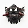 Masquerade Mask Halloween Costume Mask Half Face Mask Japanese Mask Party Mask Devil Samurais Mask Carnivals Mask