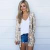 GMXIA Autumn Women's Print Cardigan Long-sleeved Casual Coat