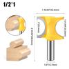 Semicircular Knife, Woodworking Positive Semicircular Knife, Arc Cutter Engraving Milling Cutter, Trimming Knife Fancy Knife 1/2 Handle 1/4 Handle