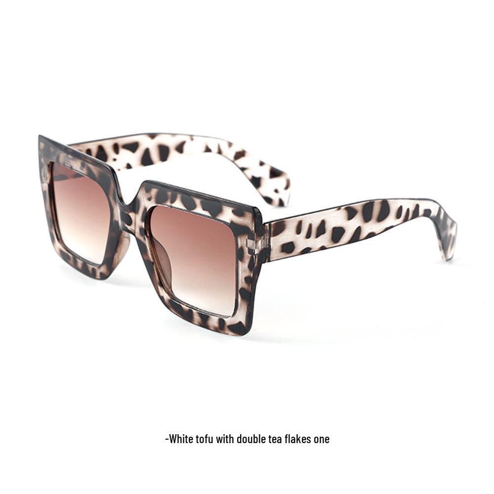 2025 Trendy Oversized Square Frame Sunglasses: Gradient Lenses for Men & Women - European & American Street Style