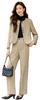 Recruitment Suit Jacket and Plus Sizes Suitable for Perfect for Entrance Graduation [KOSIKINI] Women's Set Trousers, 2-Piece Set. Stylish, Simple,