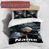 3pcs Duvet Cover Set (1*Duvet Cover + 2*Pillowcase, Without Core), Custom Name Final Fantasy Pattern Bedding Set, Home Bedroom Decor Gift