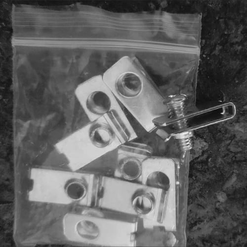 Winova U-Shaped Clip Nuts, M6, Set of 20, General-Purpose Fasteners, Increased Durability, Ideal for Furniture, Motorcycles, Camping, and DIY (24 X 11