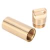 Brass Tablet Container Waterproof Pill Container Durable Capsule Box Holder  Outdoor Travel