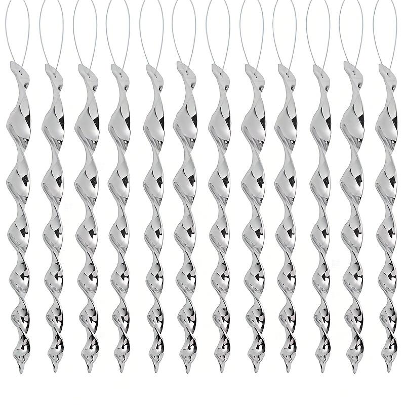 12Pcs Creative Bird Deterrent Sticks Reflective Strips Bird Repellent Sticks, Spiral Wind Spinner Bird Repeller Suitable for Courtyard and Garden