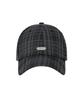 AJOBYAJO Check Baseball Cap [Black]
