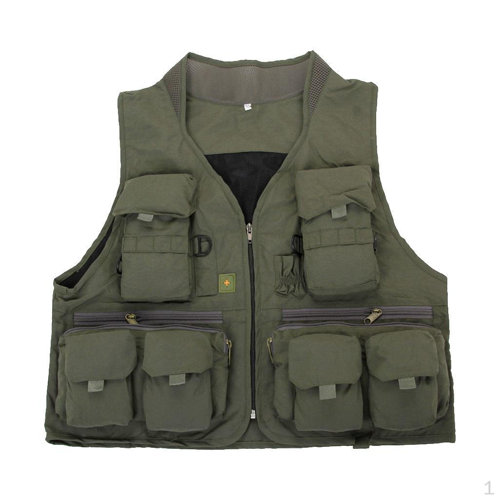

Outdoor Photography Hunting Fishing Jacket L Army Green