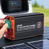VEVOR Carregador DC para DC com MPPT, 350W, 30A Carregador de Bateria Integrado, Entrada Dupla Painel Solar/Alternador