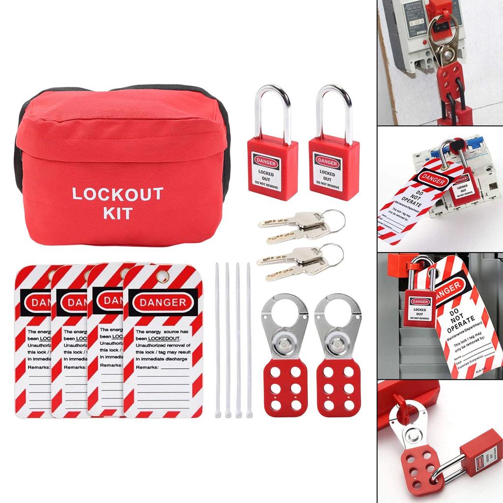 Electrical Lockout - Hasps, Clamp On and Universal Multipole Circuit Breaker