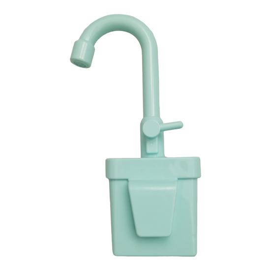 Realistic Running Water Toy Pretend Play Sink Faucet Replacement, Electric Circulation Toddler for Kids Kitchen, Dishwasher Safe Role Battery Operated