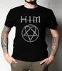 HIM Koszulka Męska Ornate Heartagram Modna Niezbędna UNISEX WSZYSTKIE ROZMIARY