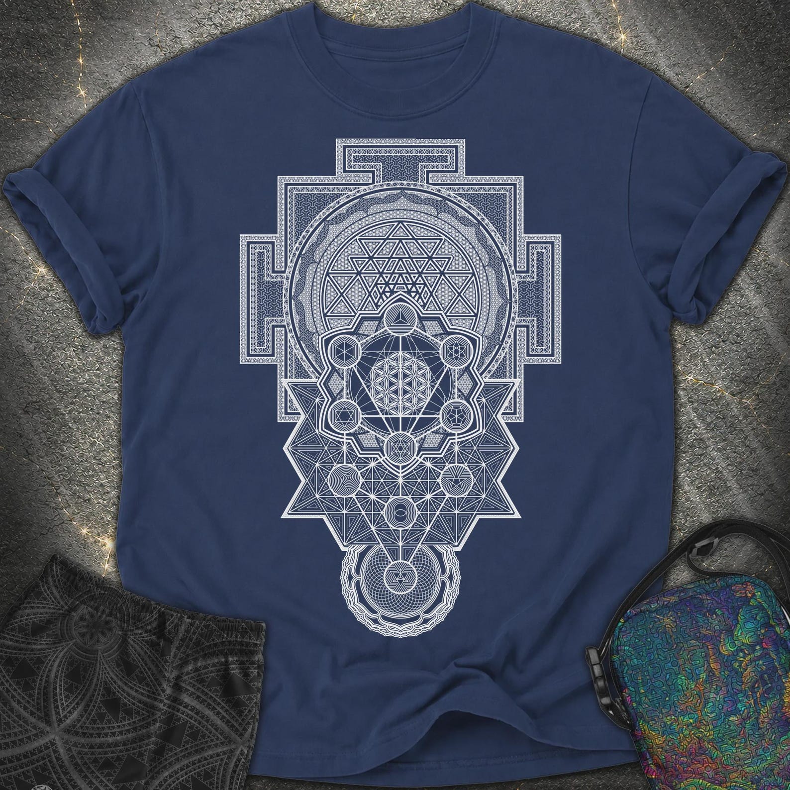 Sacred Geometry Encyclopedia Comfort T-Shirt 4XL